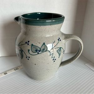 Vintage Green Bay salt glaze pottery creamer/picture